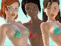 Drei bose virtuelle 3d lesben